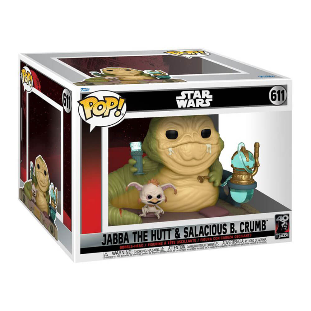 Star Wars 40th Anniv Jabba with Salacious Pop! Movie Moment