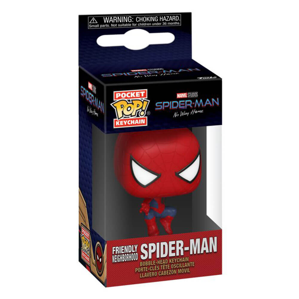 Spider-man-vänlig grannskaps-spider-man-pop! Nyckelring