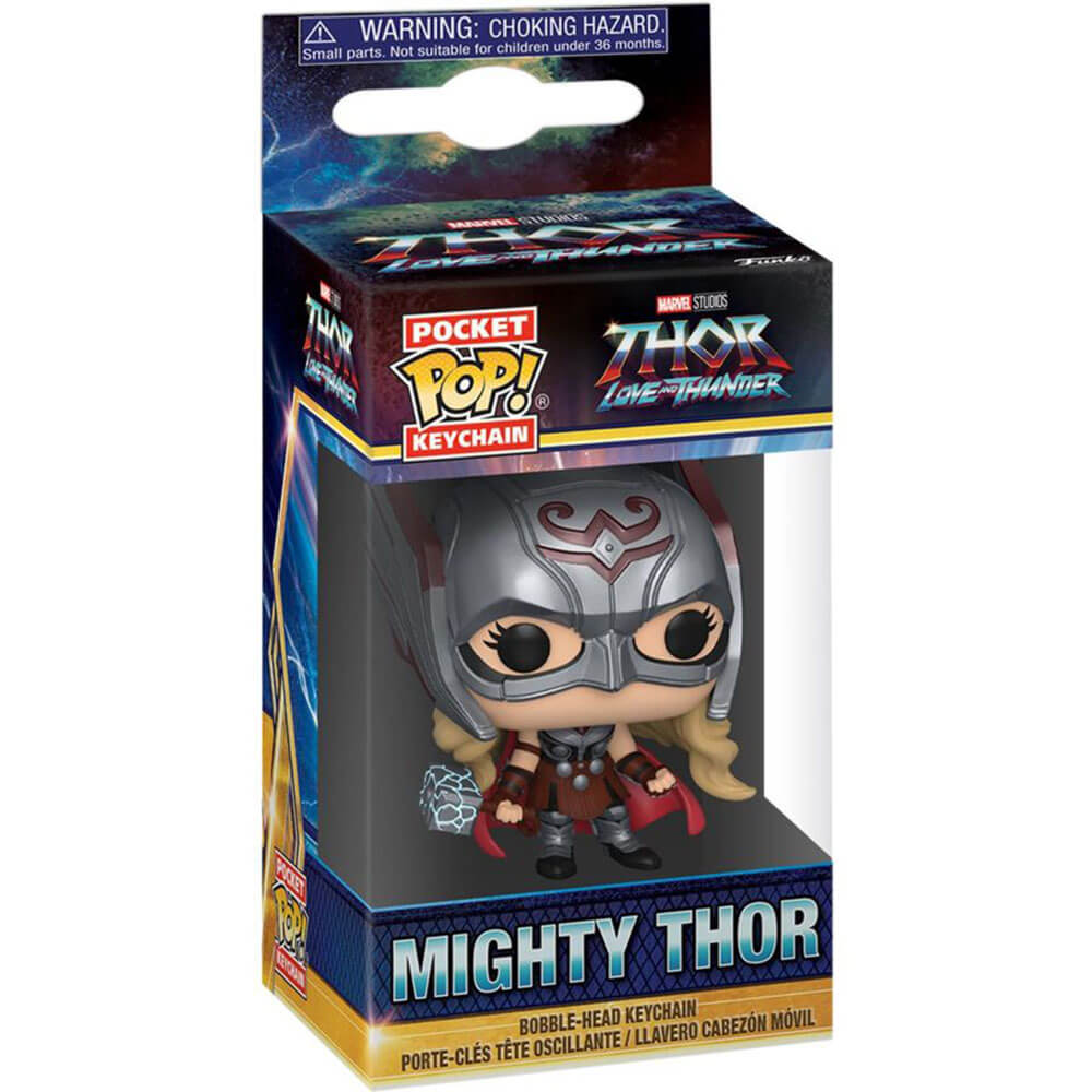 Thor 4: Love and Thunder Mighty Thor Pocket Pop! Keychain