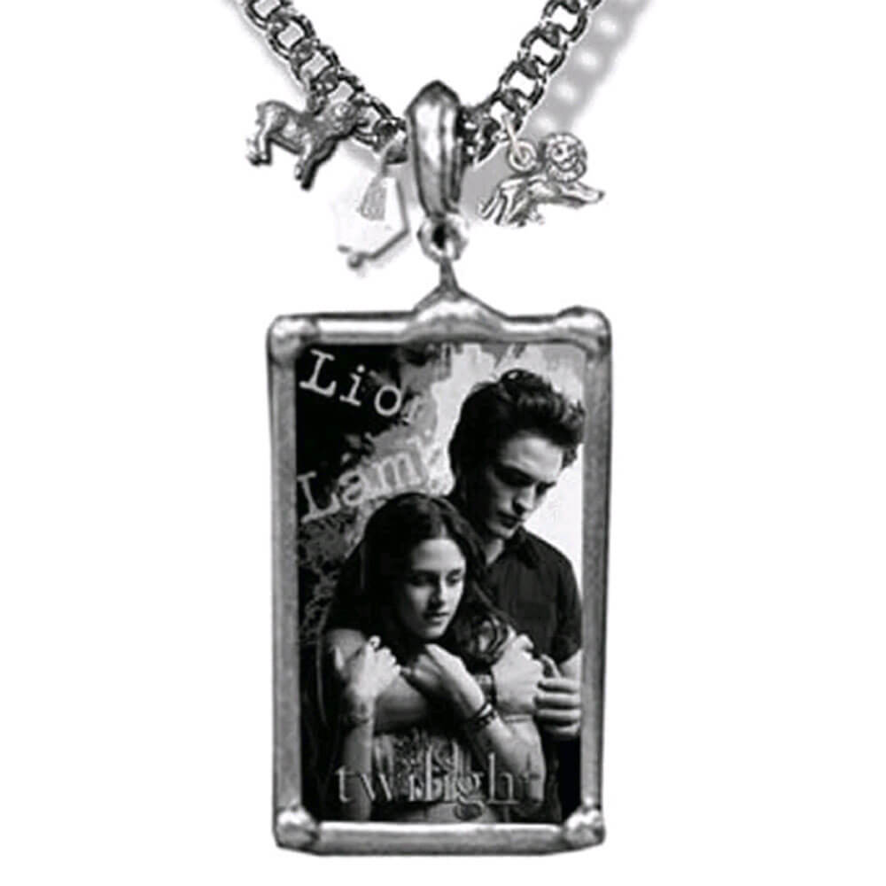 Twilight smykker charme halskæde (edward & bella)