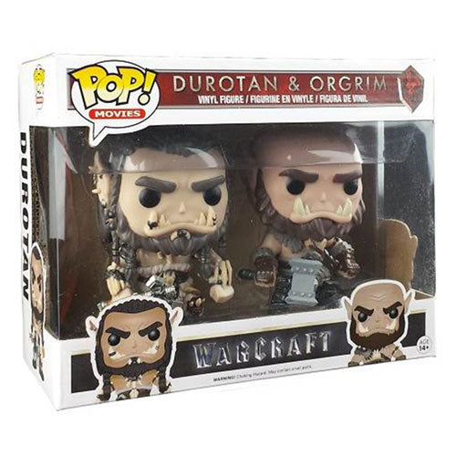 Warcraft Movie Durotan & Orgrim US Pop! Vinyl 2 Pack