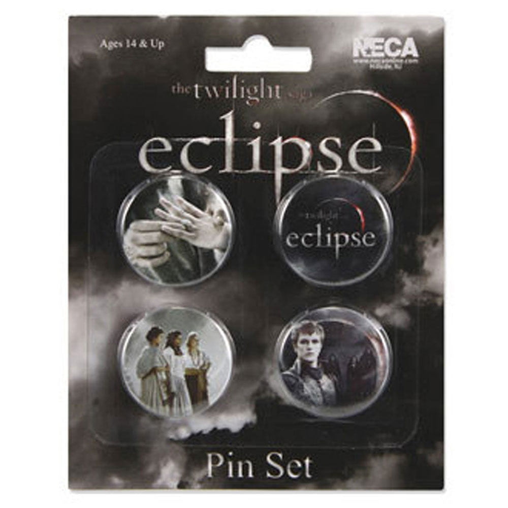 Set di 4 spille Eclipse di Twilight Saga, confezione varia