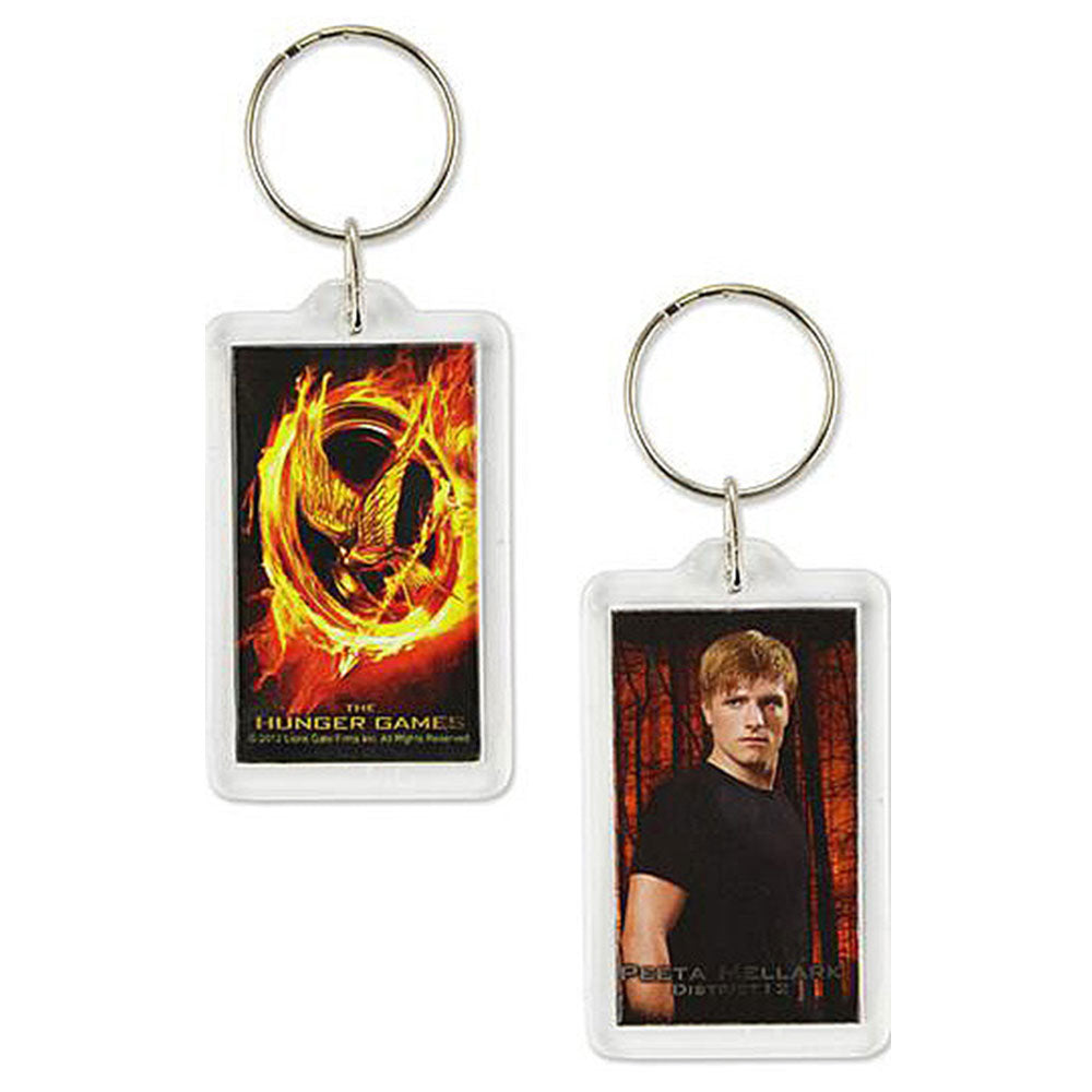 The Hunger Games Lucite Keychain Peeta
