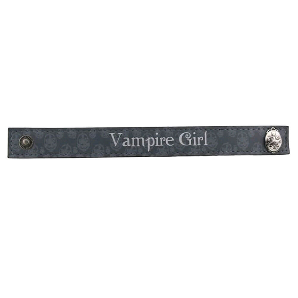 Twilight New Moon Manschette mit Druckknopfverschluss aus Kunstleder, Vampirmädchen