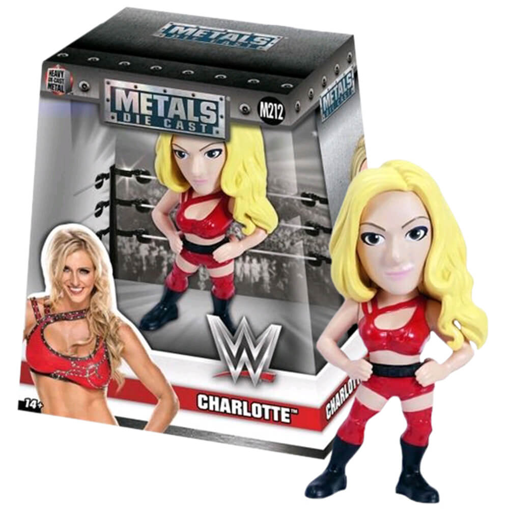 WWE Charlotte 4" Metals