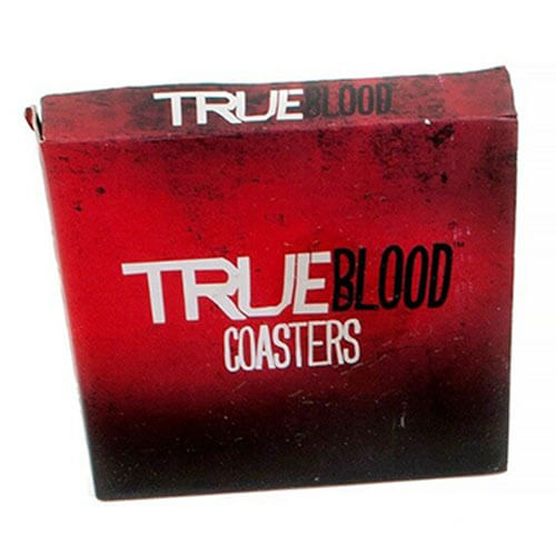 True Blood Coaster Set of 4 Black (Series 2)