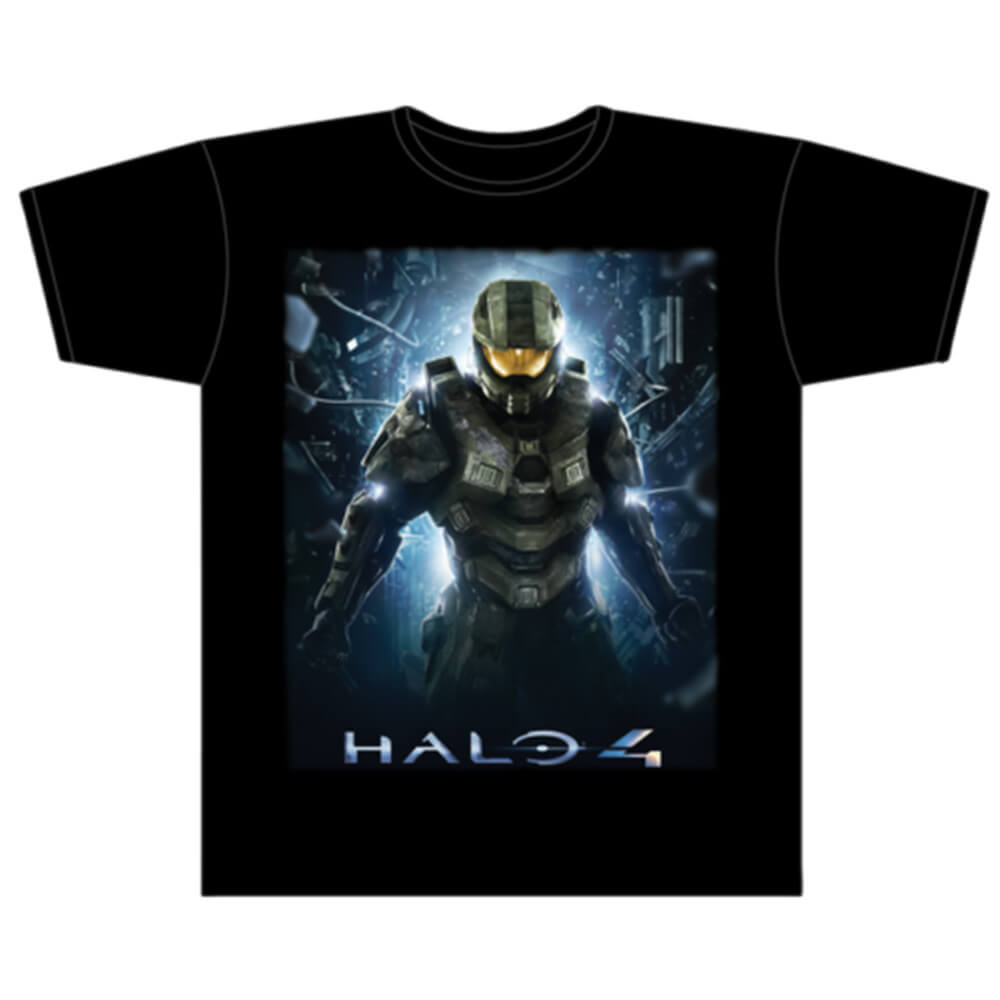 Halo 4 Wake Up John Schwarzes Herren-T-Shirt