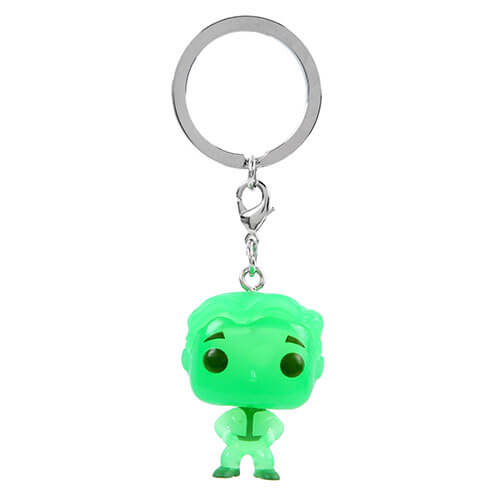 Fallout Vault Boy Green Glow in Dark US Pocket Pop Keychain