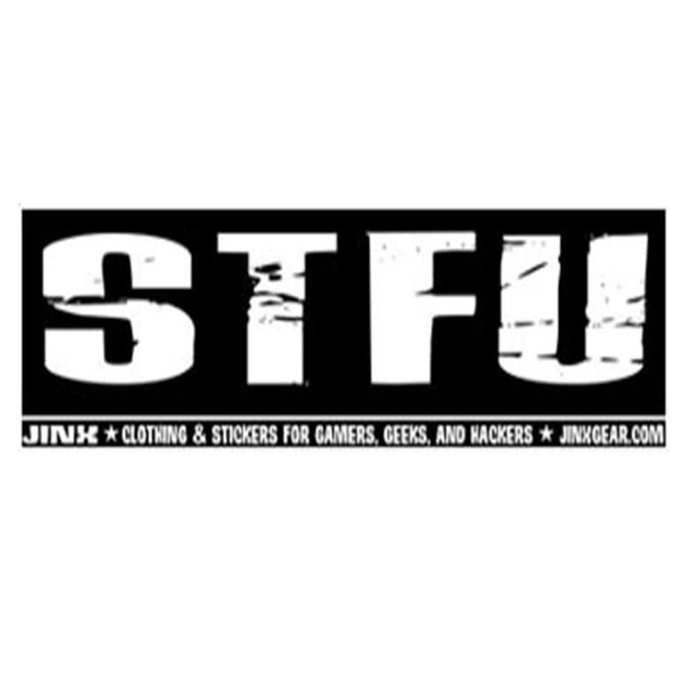 J!nx STFU Sticker