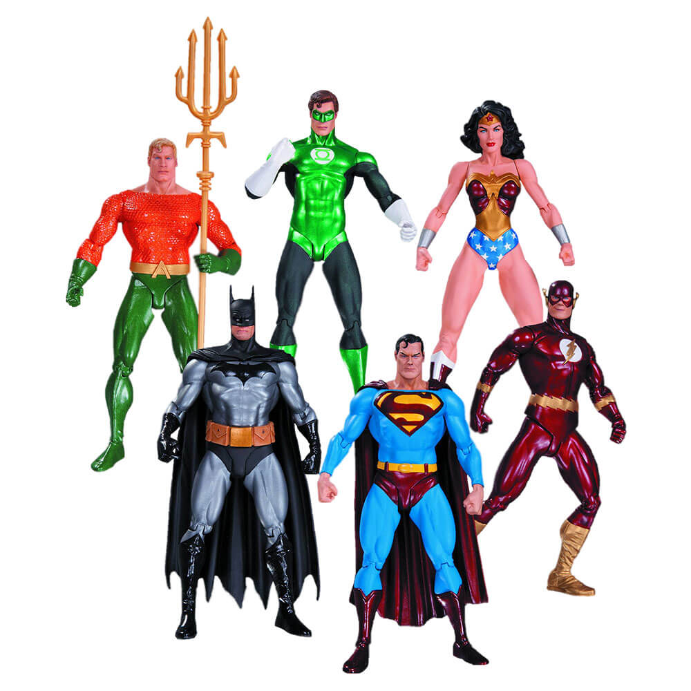 Justice League Action Figures 6 Pk (Alex Ross)