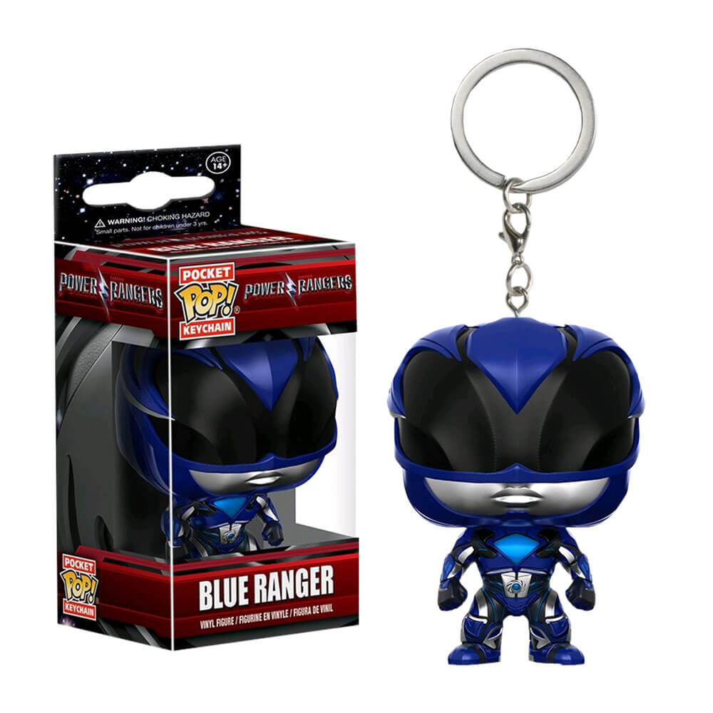 Power Rangers film blue ranger pocket pop! Nyckelring
