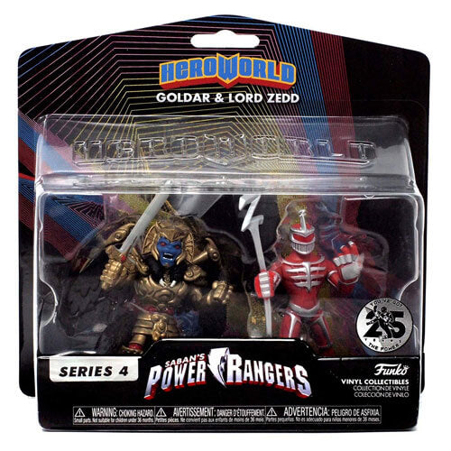 Power Rangers Hero World Goldar / Zedd 2 Pk