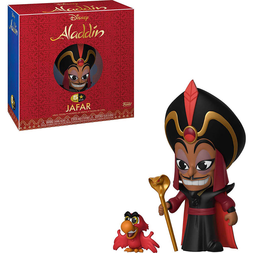 Aladdin Jafar with Iago 5-Star Vinyl Figure