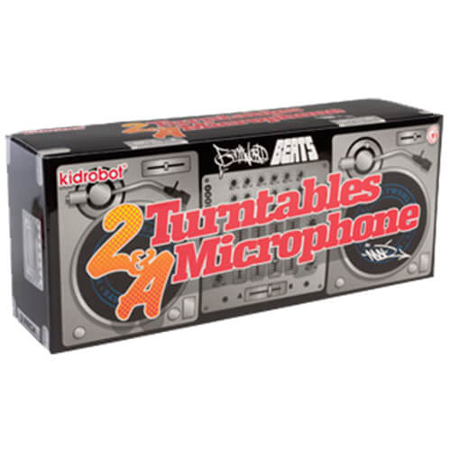 Kidrobot 2 Turntables and a Microphone Mini 3 Pack