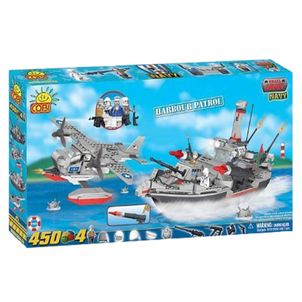 Small Army 450 Piece Naval Harbour Patrol Construction Set