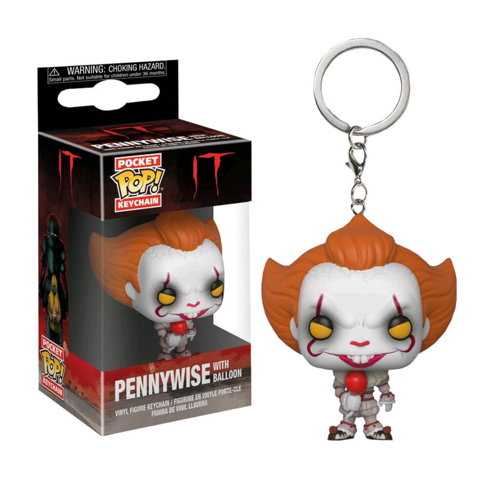 It (2017) Pennywise with balloon Pocket Pop! Keychain