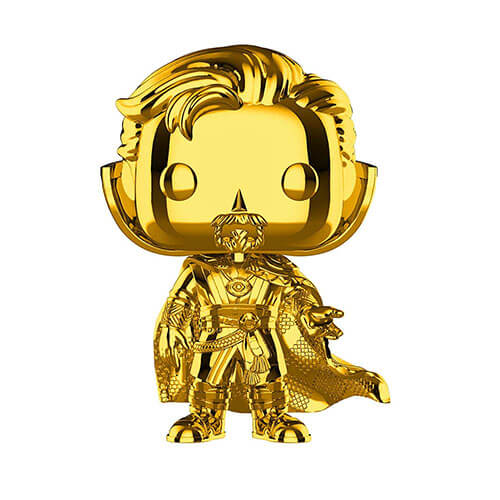 Marvel Studios 10th Ann Doctor Strange Gold Chrome Pop