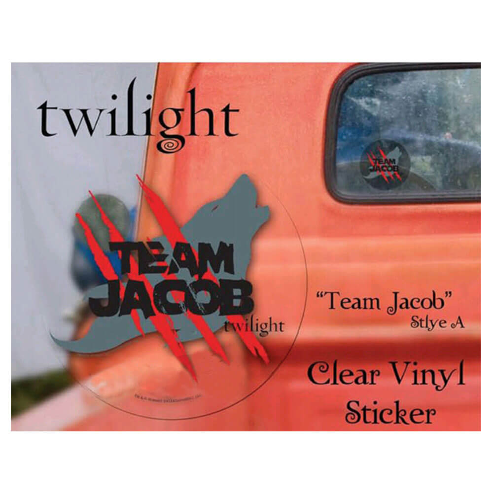 Twilight Sticker Clear Vinyl (Team Jacob)