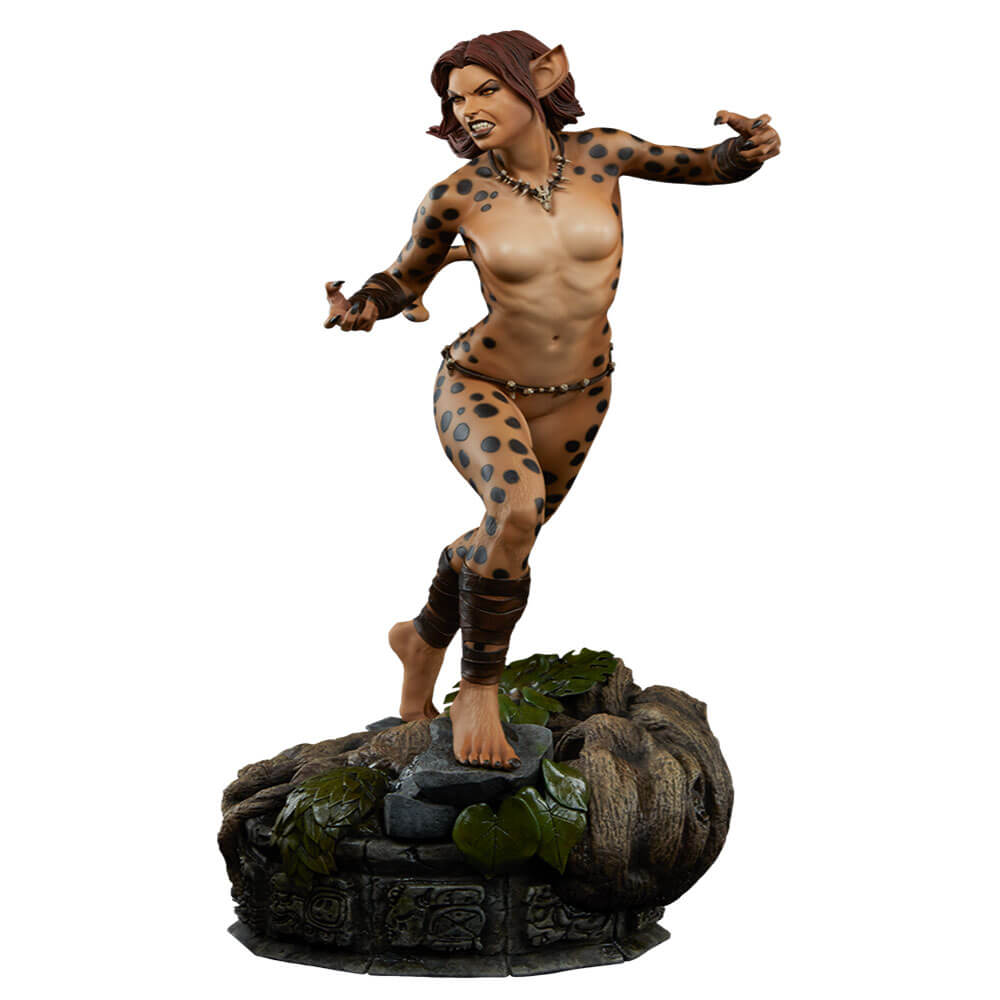 Wonder Woman Cheetah Premium Format Statue Exclusive