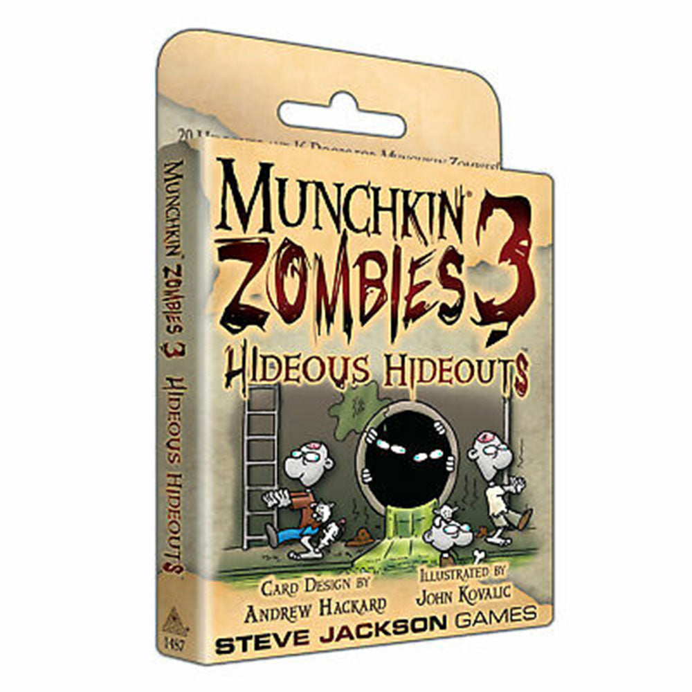 Munchkin Zombies 3 Hideous Hideouts Expansion