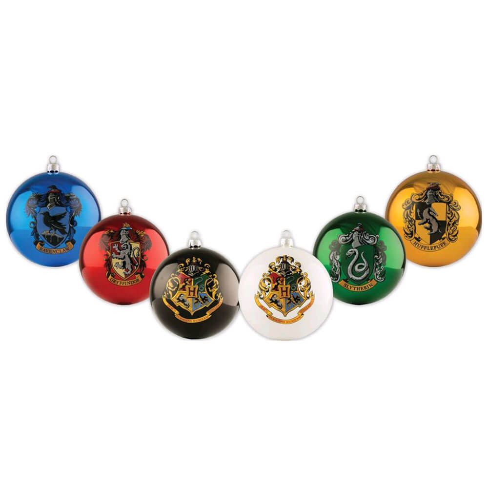 Set di palline con stemma della casa Harry Potter