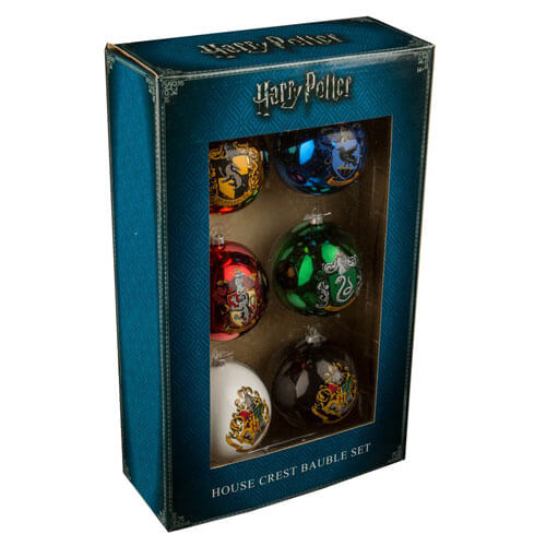 Set di palline con stemma della casa Harry Potter