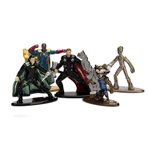 Avengers 3 Infinity War Nano Metal Figs 5 Pk