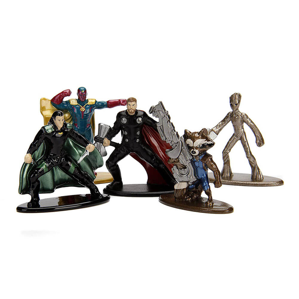  Avengers 3 Infinity War Nano-Metallfeigen, 5 Stück