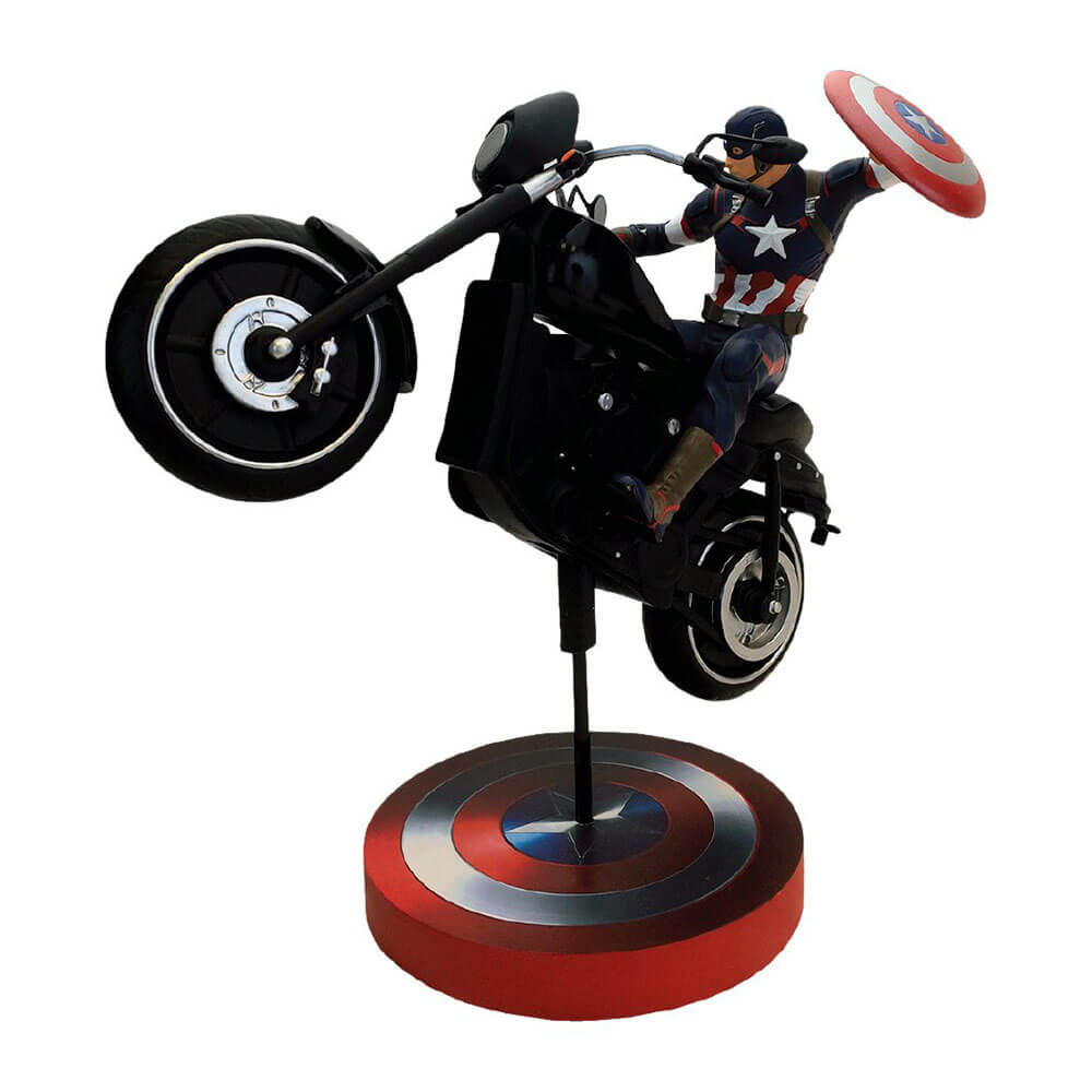 Avengers 2 Captain America Rides Premium Motion Statue