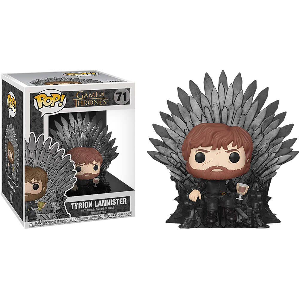 Game of Thrones Tyrion on Iron Throne Pop! Deluxe