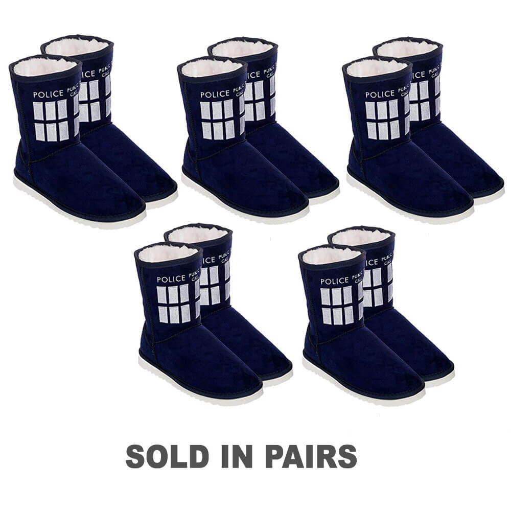 Doctor Who tardis boot toffel damer