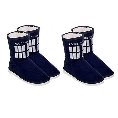 Doctor Who tardis laars pantoffel dames