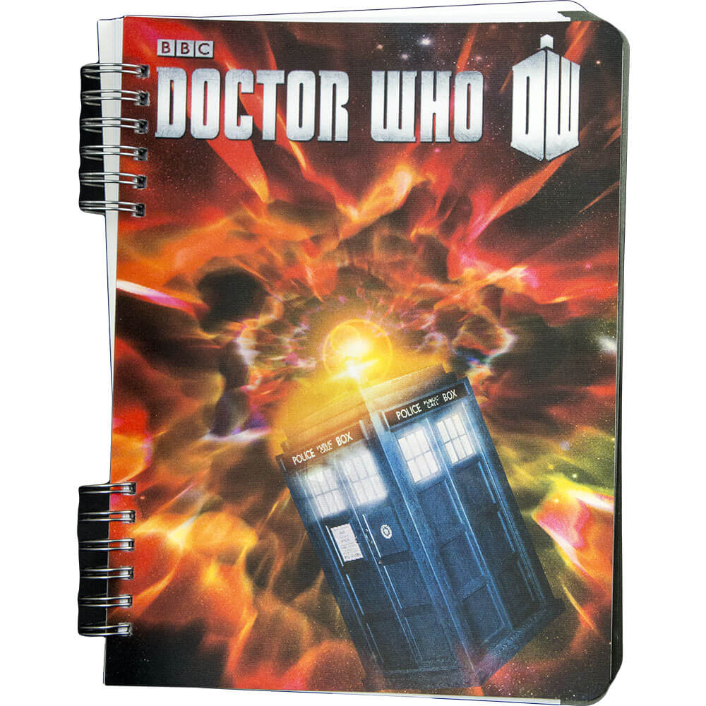 Journal lenticulaire Doctor Who tardis