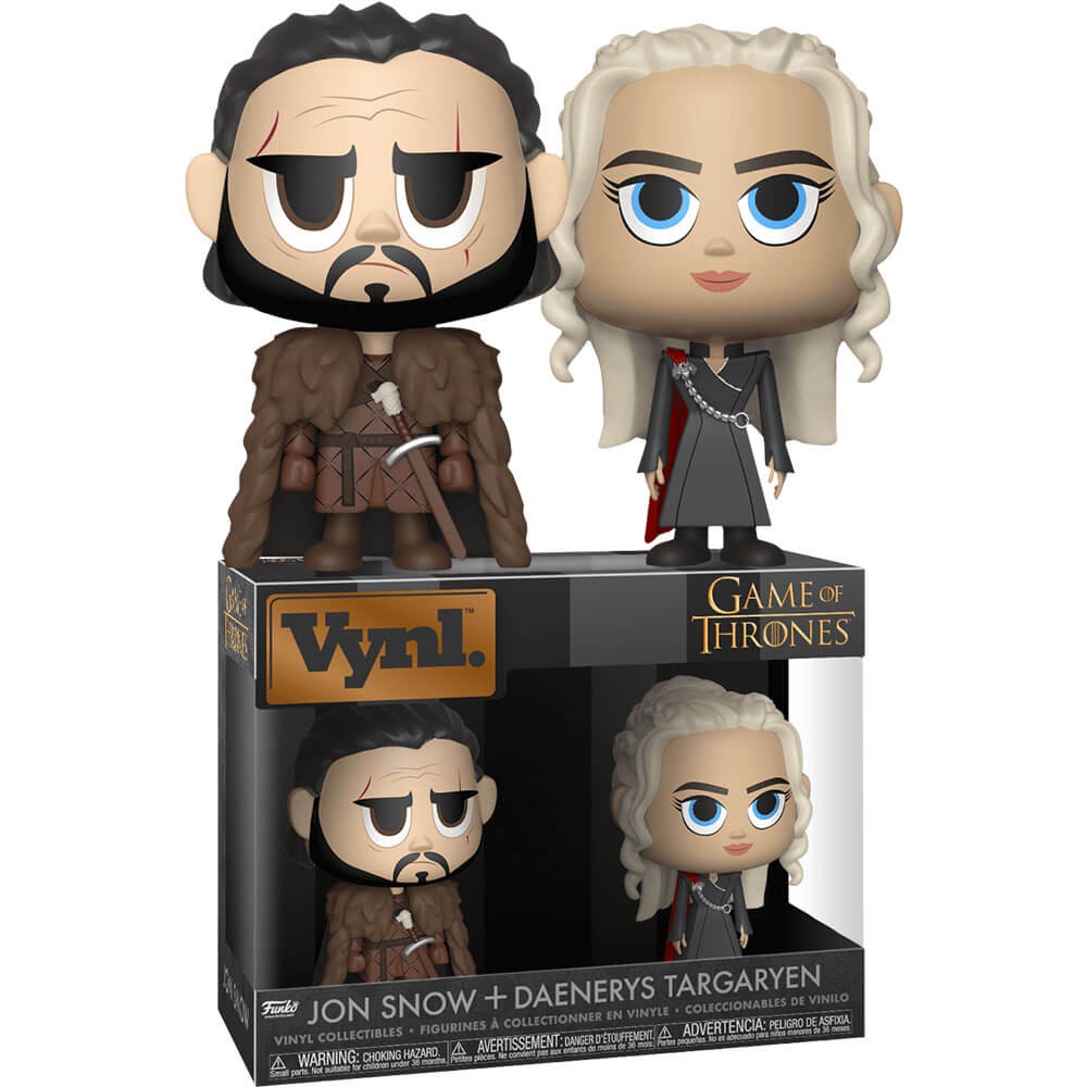 Game of Thrones Jon Snow & Daenerys Targaryen Vynl.