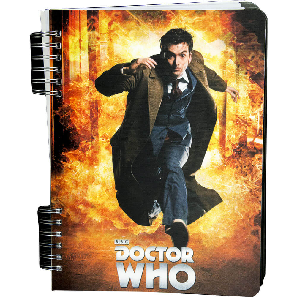 Journal lenticulaire Doctor Who dixième docteur