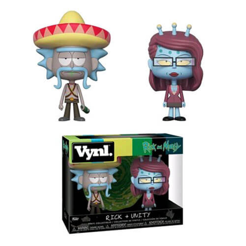 Rick and Morty Rick with Sombrero & Unity Vynl.