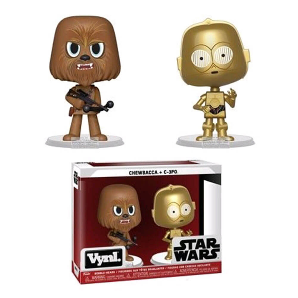 Star Wars Chewbacca & C-3PO Vynl.