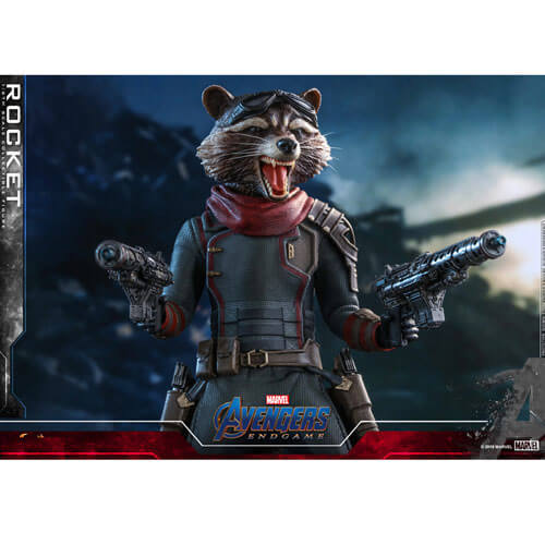 Avengers 4 Endgame Rocket Raccoon 1:6 Scale Action Figure