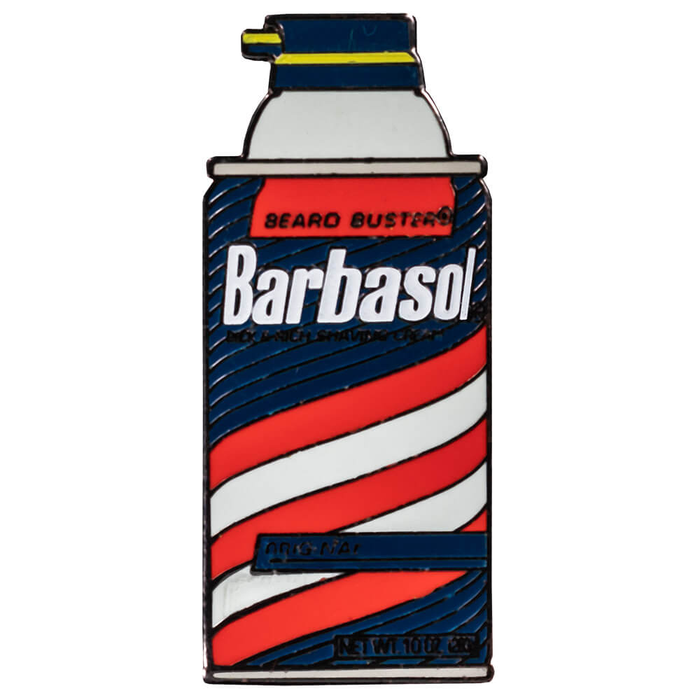 Jurassic Park Barbasol Shaving Cream Enamel Pin