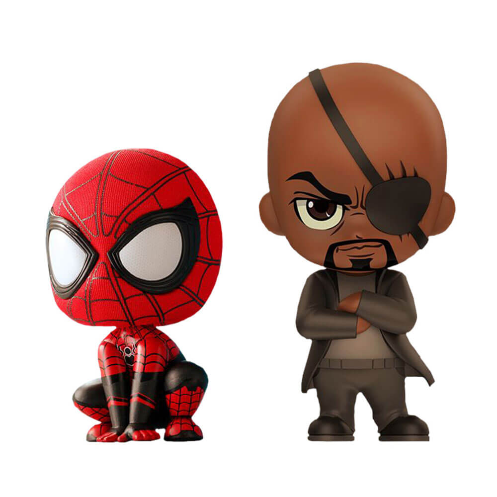 Spider-Man Far From Home & Nick Fury Cosbaby Set