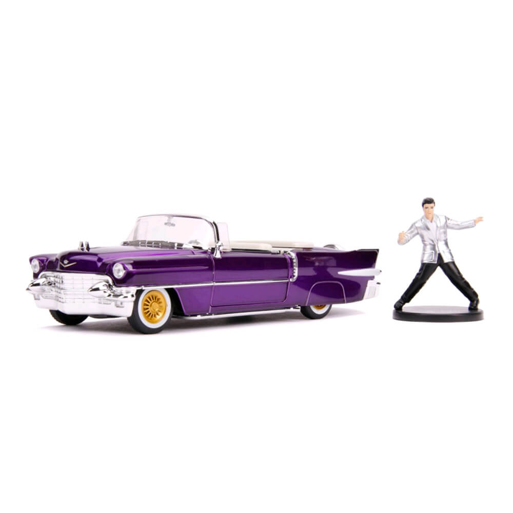 Elvis 1956 Cadillac El Dorado 1:24 w/ Figure Hollywood Ride