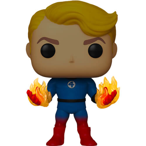 Fantastic 4 Human Torch Suited Glow Specialty Series Ex Pop!