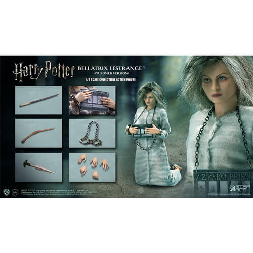 Harry Potter Bellatrix Lestrange prisonnier figurine d'action à l'échelle 1:8