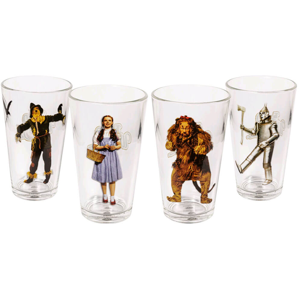 Wizard of Oz Character Tumblers Set of 4