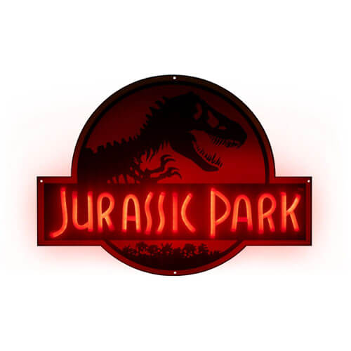 Jurassic Park Logo Light-Up Neon Logo Sign