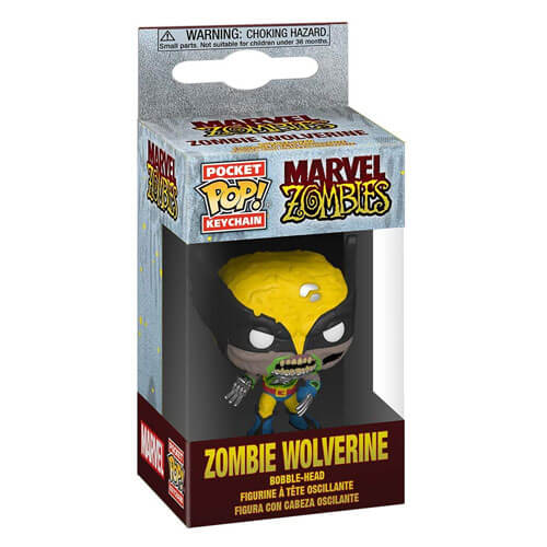 Marvel Zombies Wolverine Pocket Pop! Keychain