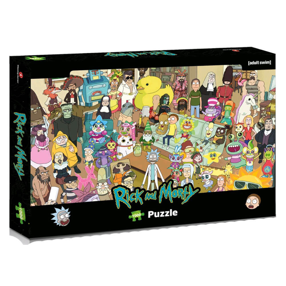 Rick and Morty Total Rickall 1000 piece Jigsaw Puzzle