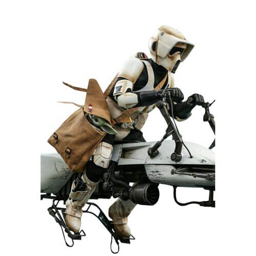 Star Wars Mandalorian Scout Trooper & Speeder Bike 1:6 Fg St