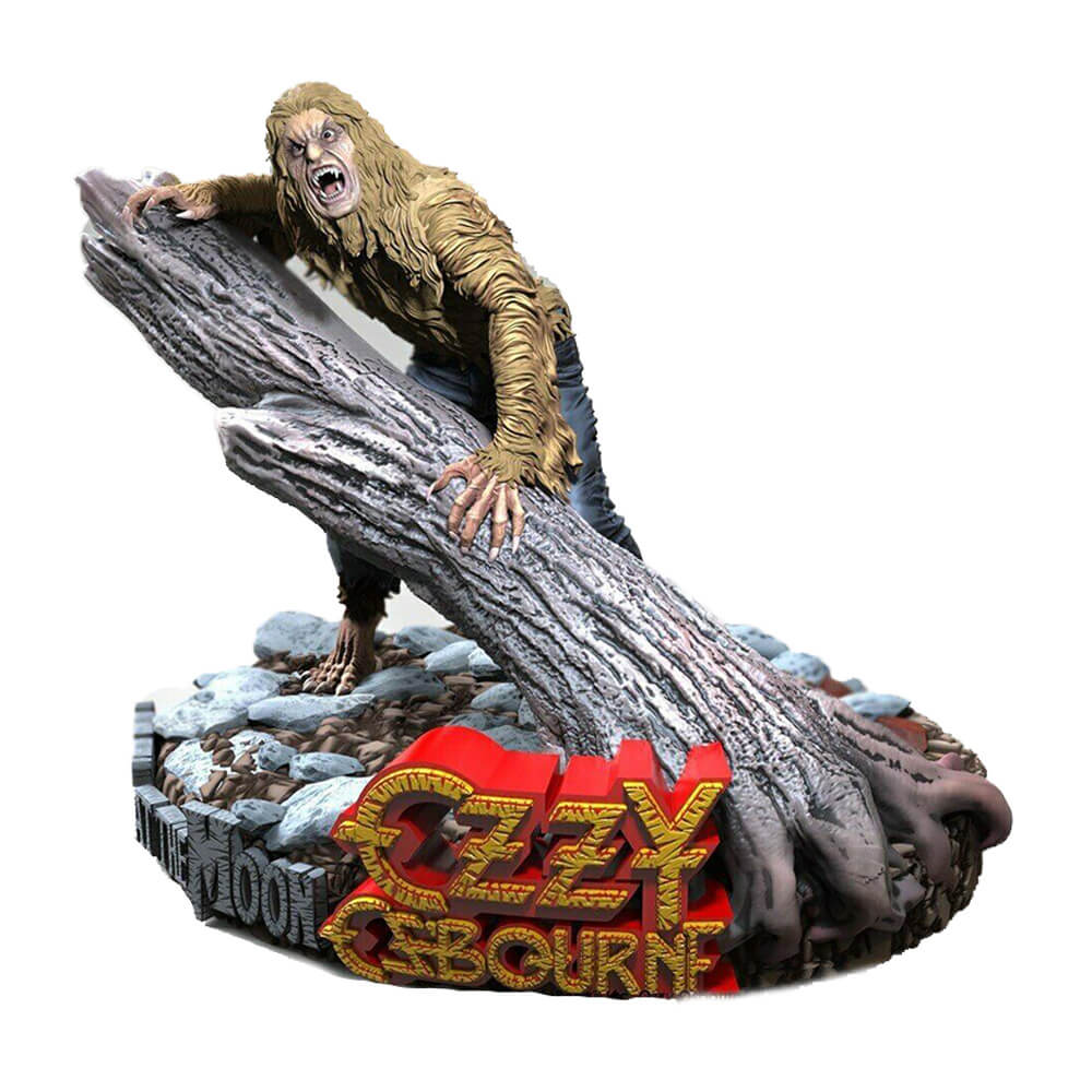 Ozzy Osbourne Bark at the Moon Rock Iconz Statue
