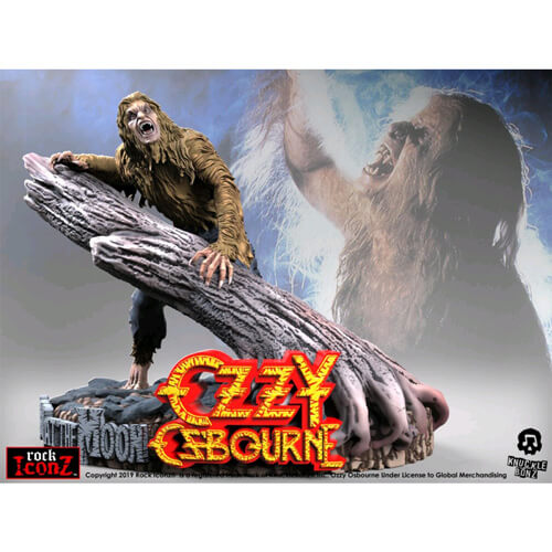 Ozzy Osbourne Bark at the Moon Rock Iconz Statue